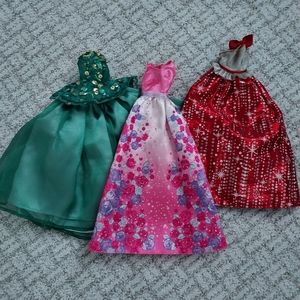 Barbie Clothing doll gowns with shoes